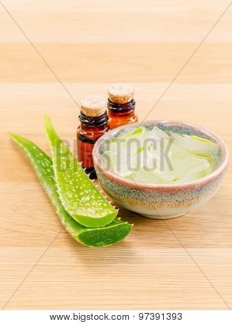 Aloevera - Natural Spas Ingredients For Skin Care.