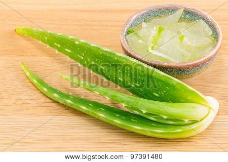 Aloevera - Natural Spas Ingredients For Skin Care.