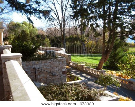Terraza de la mansión de Paletta