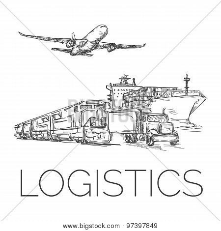 Logistics sign