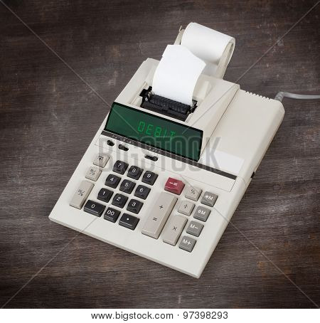 Old Calculator - Debit