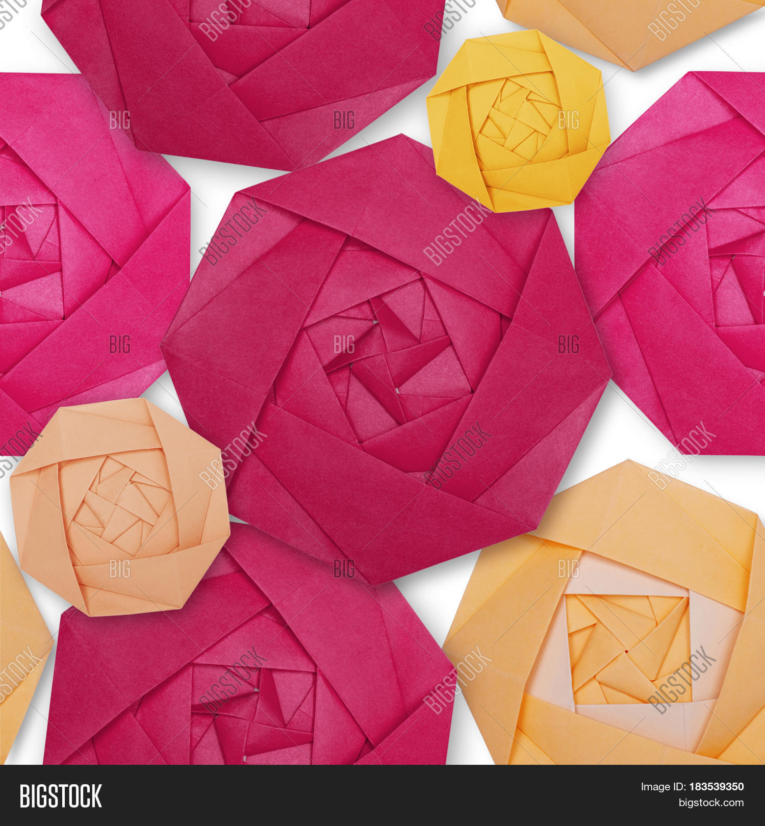 Origami Paper Pink Image & Photo (Free Trial) | Bigstock