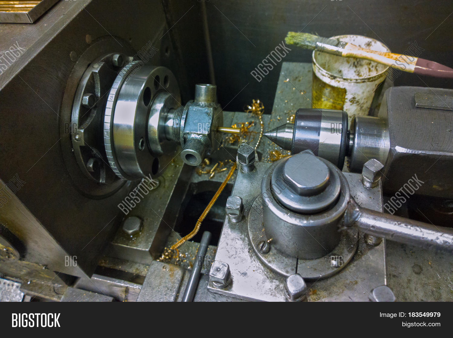 Old Manual Lathe Image & Photo (Free Trial) Bigstock
