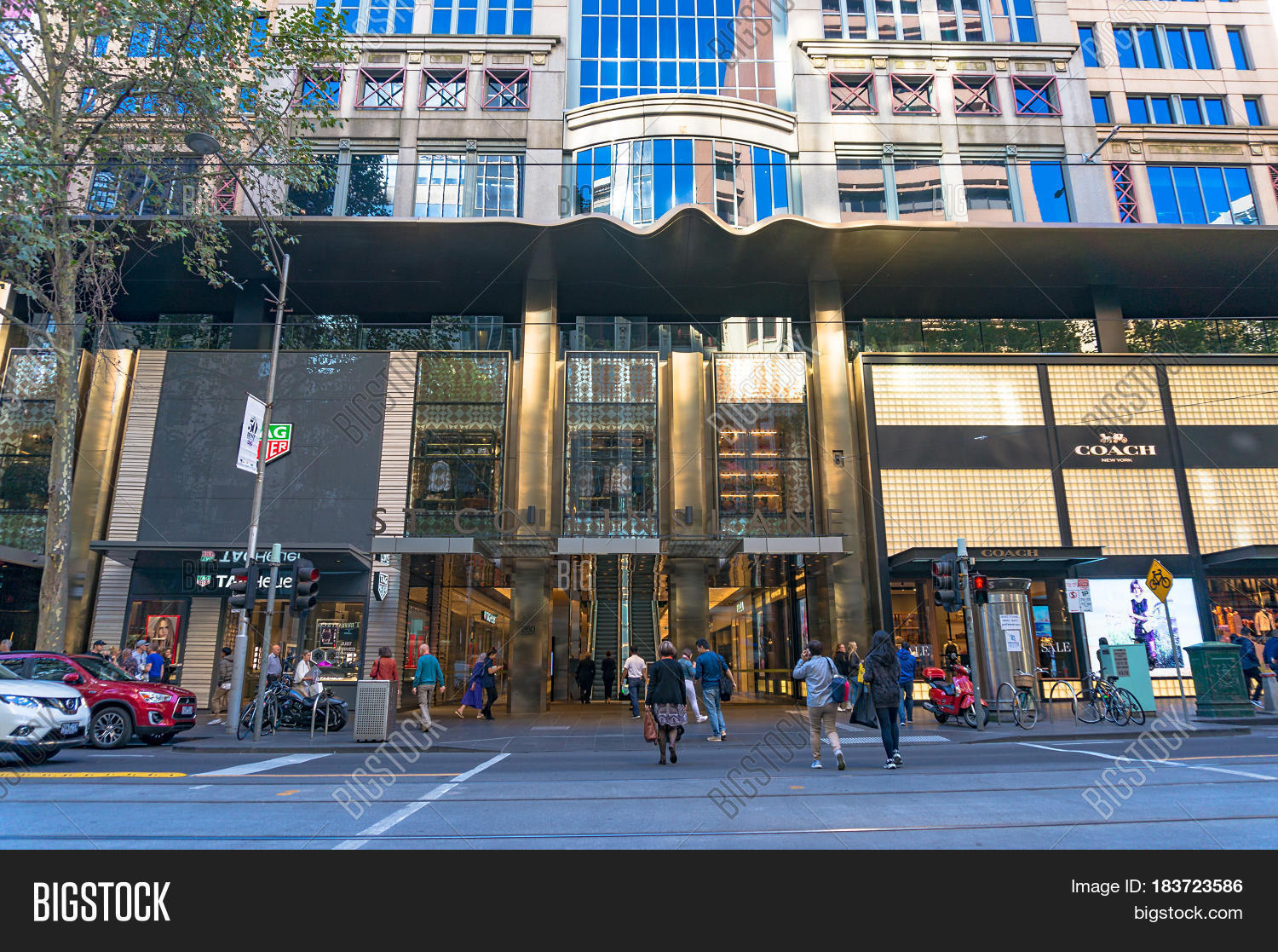 Collins Street Shops Image & Photo