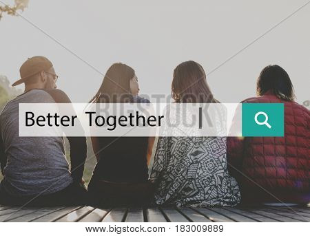 Friendship Better Together Wanderlust Concept