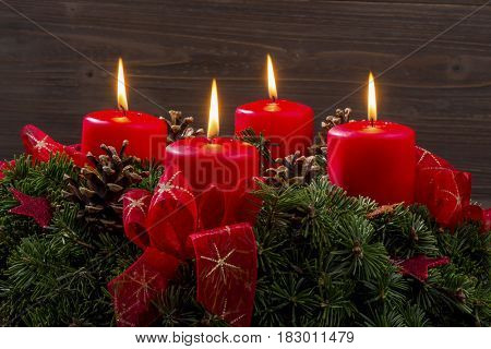 advent wreath for christmas