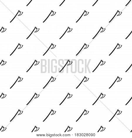 Axe pattern seamless in simple style vector illustration