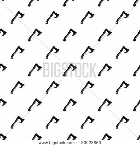 Hatchet pattern seamless in simple style vector illustration