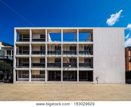 Casa Del Fascio In Como (hdr)
