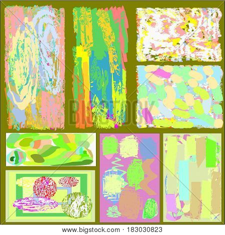 Set Eight Abstract Vector & Photo (Free Trial) | Bigstock