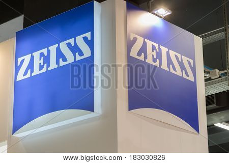 Zeiss Stand At Technology Hub In Milan, Italy