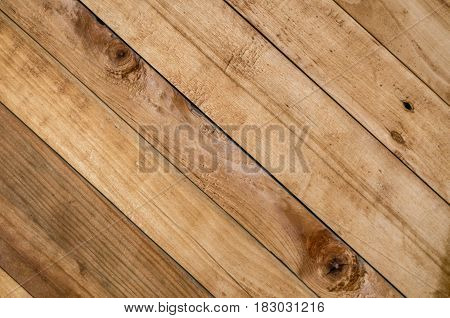 Wooden wall background texture. Rhombus and triangular wood background.