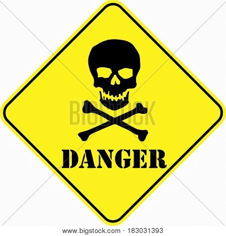 attention alert danger mortal symbol sign logo yellow safety