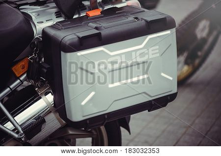 Saddlebags Police Motorcycle Europe