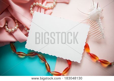 thalassotherapy & art concept background for illustrating