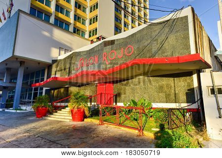 Salon Rojo - Havana, Cuba