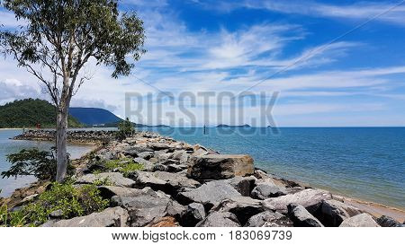 beautiful day at Yorkeys Knob Cairns Australia