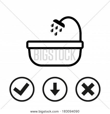 icon stock vector illustration flat design style