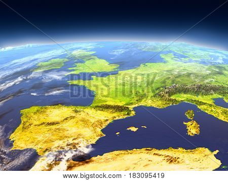 Iberia From Space