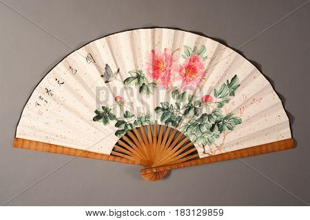 Hand Fan Of Chinese Theater