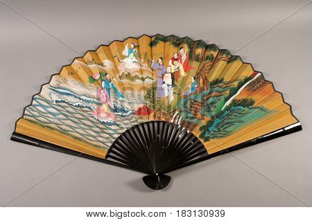 Hand Fan Of Chinese Theater