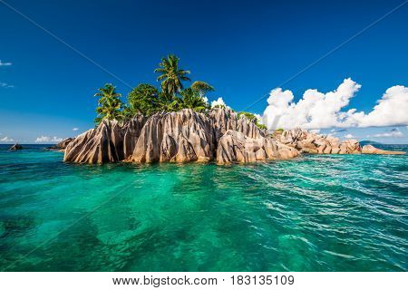 Beautiful St. Pierre Island at Seychelles