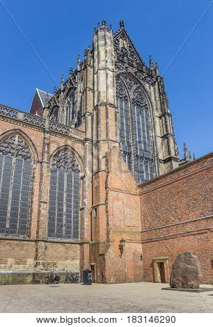 Historic Dom Church In The Center Of Utrecht