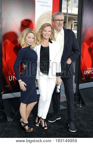 Cheryl Ladd, Brian Russell and Jordan Ladd at the Los Angeles premiere of 'Unforgettable' held at the TCL Chinese Theatre in Hollywood, USA on April 18, 2017.