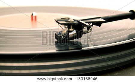 the old phonograph record, with a plate