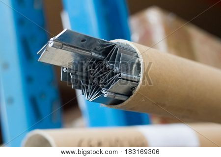 Furniture accessories. Metal profile for furniture production.