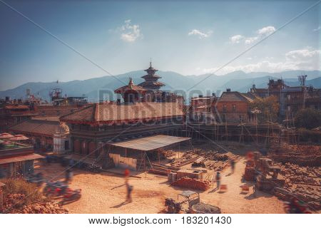 Durbar Square In Bhaktapur