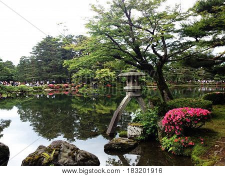Kenroku-en is one of the Three Great Gardens of Japan