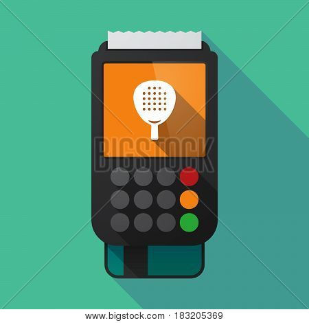 Long Shadow Dataphone With  A Paddle Racket
