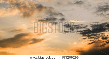Sky, evening sky, beautiful sky and clouds in the evening, sunset, sunset sky