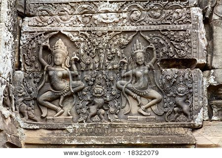 Kambodża świątyni Bayon
