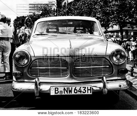 BERLIN - MAY 28: Car Volvo Amazon (Black and White) the exhibition 