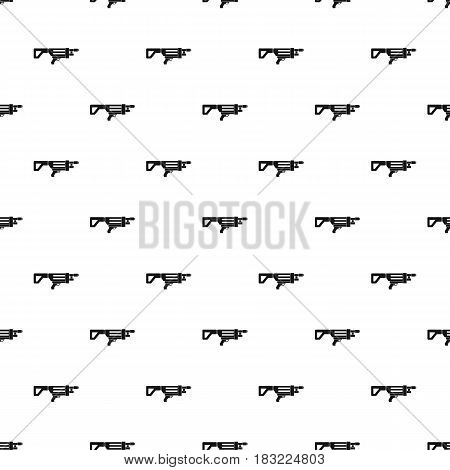 Game gun pattern seamless in simple style vector illustration