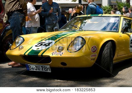 BERLIN - MAY 28: The sports car Lotus Elite Type 14 the exhibition 