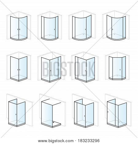 Shower enclosures on thin shower trays, low paddling pool bathroom installation and montage solutions