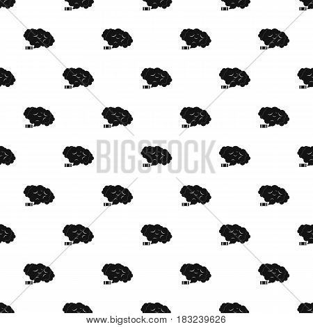 Tear gas pattern seamless in simple style vector illustration