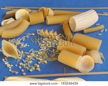 Traditional Italian Pasta With Copy Space With Copy Space