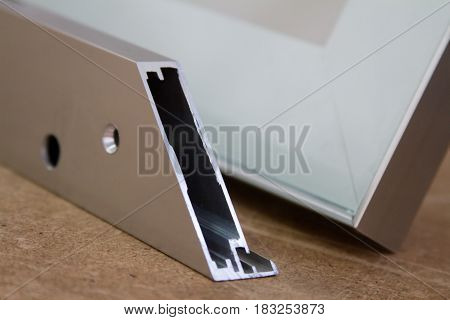 Furniture accessories. Metal profile for furniture production.