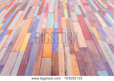 Colored Horizontal Rectangular Tiled Background With Outlook Looking