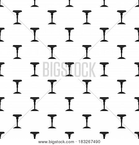 Bar stool pattern seamless in simple style vector illustration