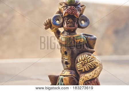 Aztec Mexican Warrior Handicraft