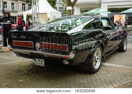 BERLIN - JUNE 14 2015: Pony car Ford Shelby GT500 