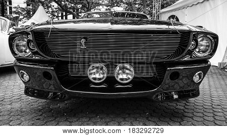 BERLIN - JUNE 14 2015: Pony car Ford Shelby GT500 