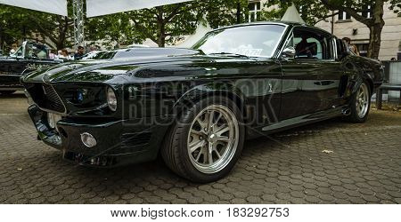 BERLIN - JUNE 14 2015: Pony car Ford Shelby GT500 