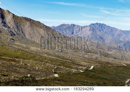 The Road Between The High Mountains