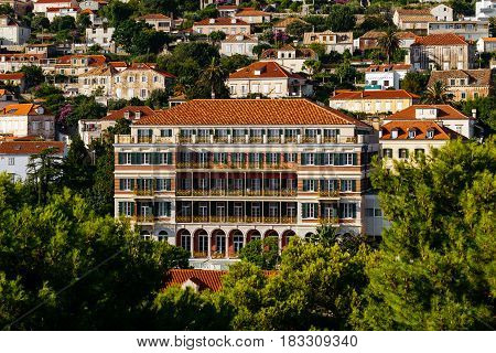 Great Hilton imperial hotel in Dubrovnic, croatia.